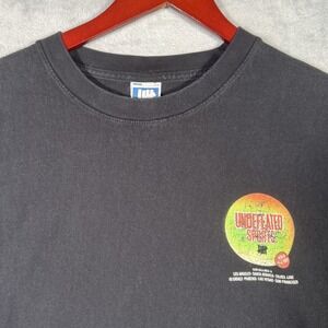 Undefeated Shirt Mens 2XL Black‎ Graphic Made in USA UNDFTD Sports Tee Crewneck